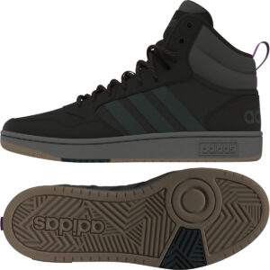 Women’s casual trainers HOOPS 3.0 MID Adidas GZ6681 Black